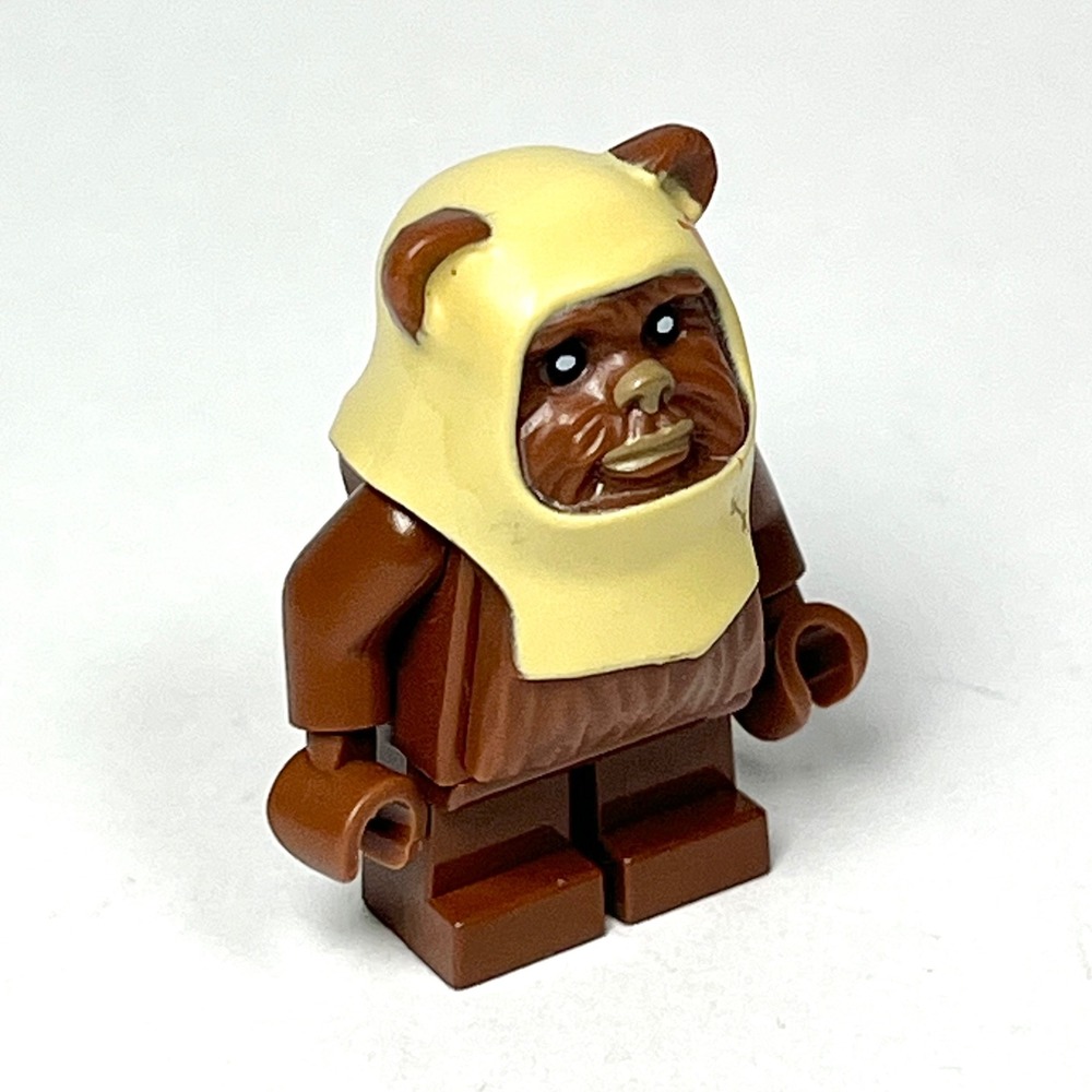 LEGO Star Wars Paploo Ewok Minifigure Rare sw0238 Battle of Endor 8038 Mini Fig - Picture 2 of 7